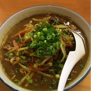 鶏白湯スパイシーカレー麺 とろみ(麺場鶏源〜TORIGEN〜 黄金町店)