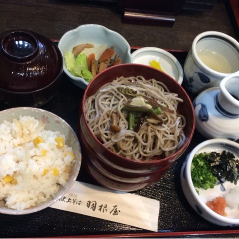 三食割子そば定食(羽根屋 本店)