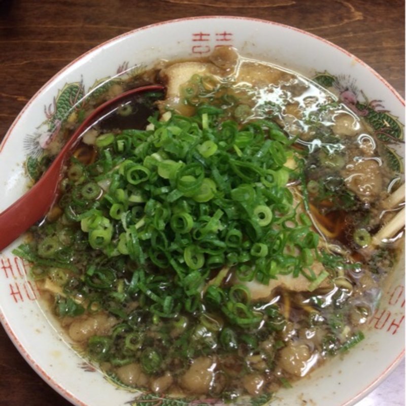 ラーメン。ネギ増し(尾道ラーメン 一丁 （おのみちらーめん いっちょう）)