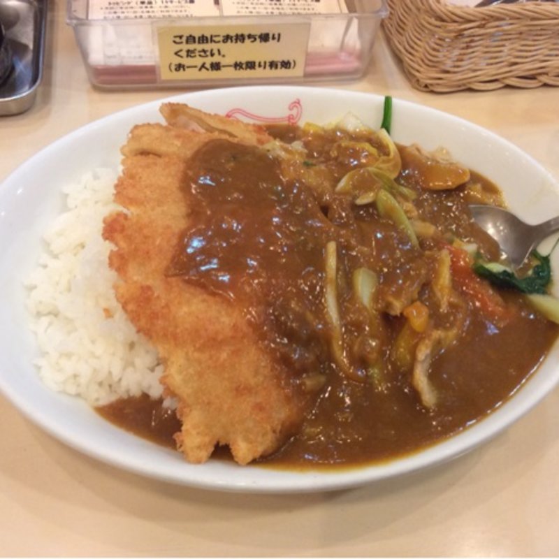 肉野菜炒めカレー＋カツ＋チーズ(カレーハウス リオ 上大岡店)