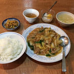 豚肉と白菜のオイスターソース(ランチ、定食)(栄福樓 )