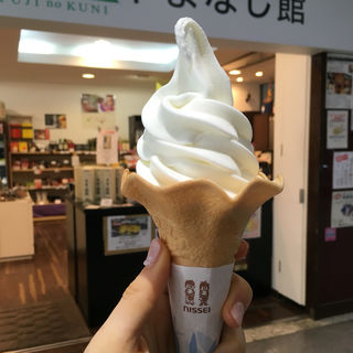 清里のソフトクリーム(富士の国やまなし館)