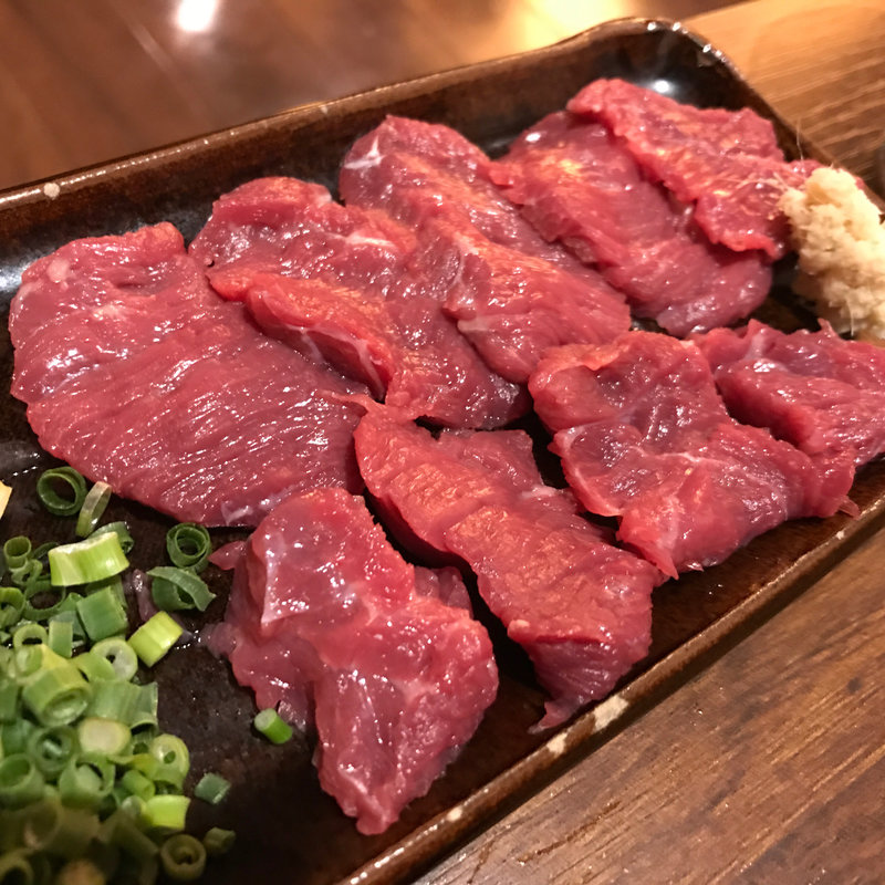 上馬刺し(もつ鍋 一藤 今泉本店)