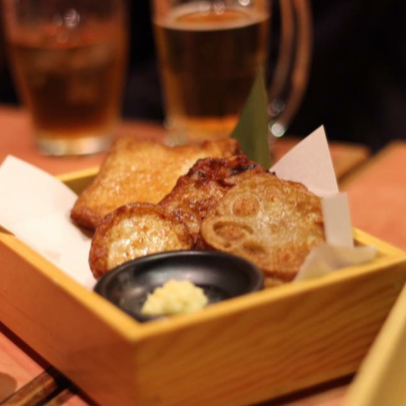 熊本名物 揚げたて辛子蓮根(馬刺屋マサシ 浅草店 )