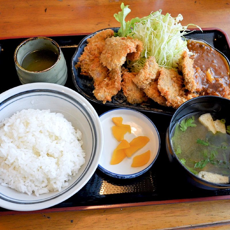 豚ヘレカツセット(麦 )