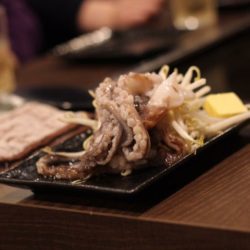 ゲソ焼き(海鮮もんじゃ えもん)