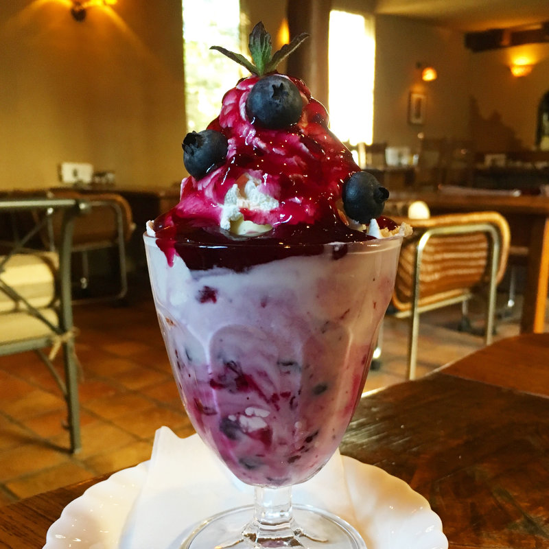 ブルーベリーヨーグルトパフェ(カフェ ガウディ （Cafe GAUDI）)