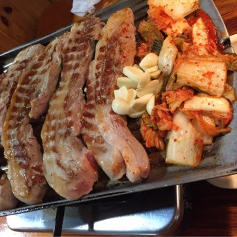 サムギョプサル（2人前）(オムニ食堂 三軒茶屋店)