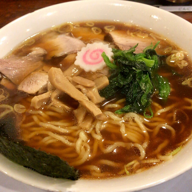 生姜醤油ラーメン大盛(ラーメン北斗)