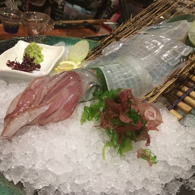 イカの活き造り(魚がし 活粋 （カッスイ）)