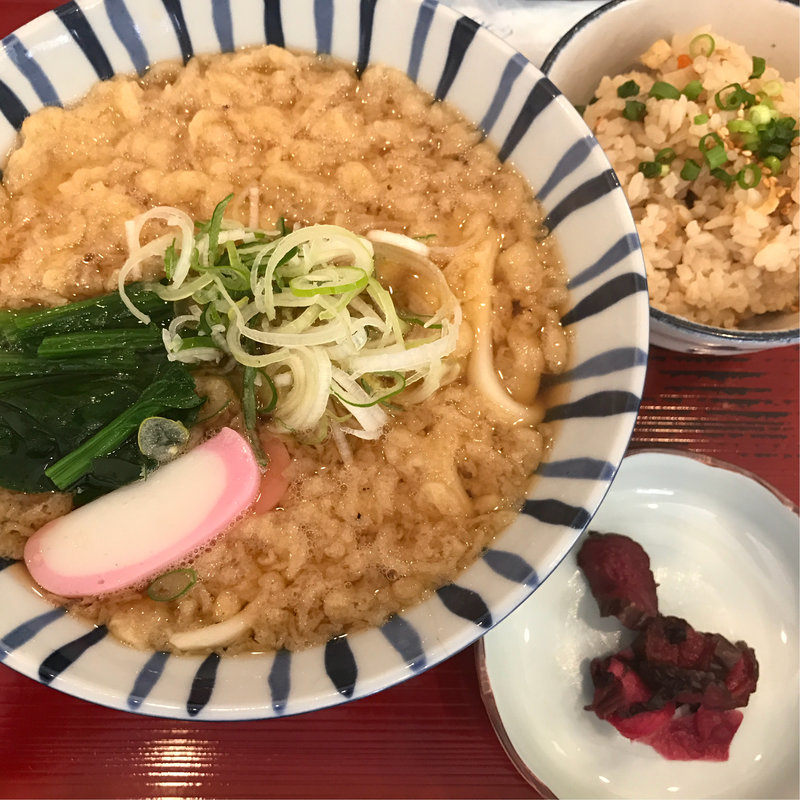たぬきうどん(麺好み　いまむら)