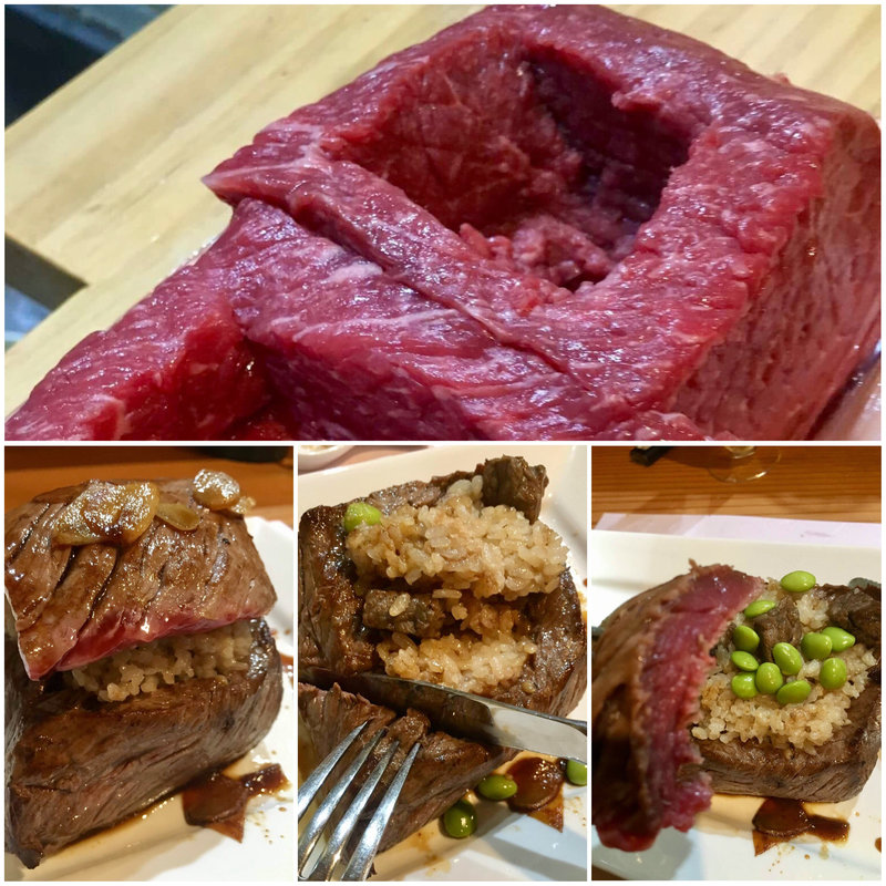 くにさき牛「肉の聖櫃」&ガーリックライス(塩梅)