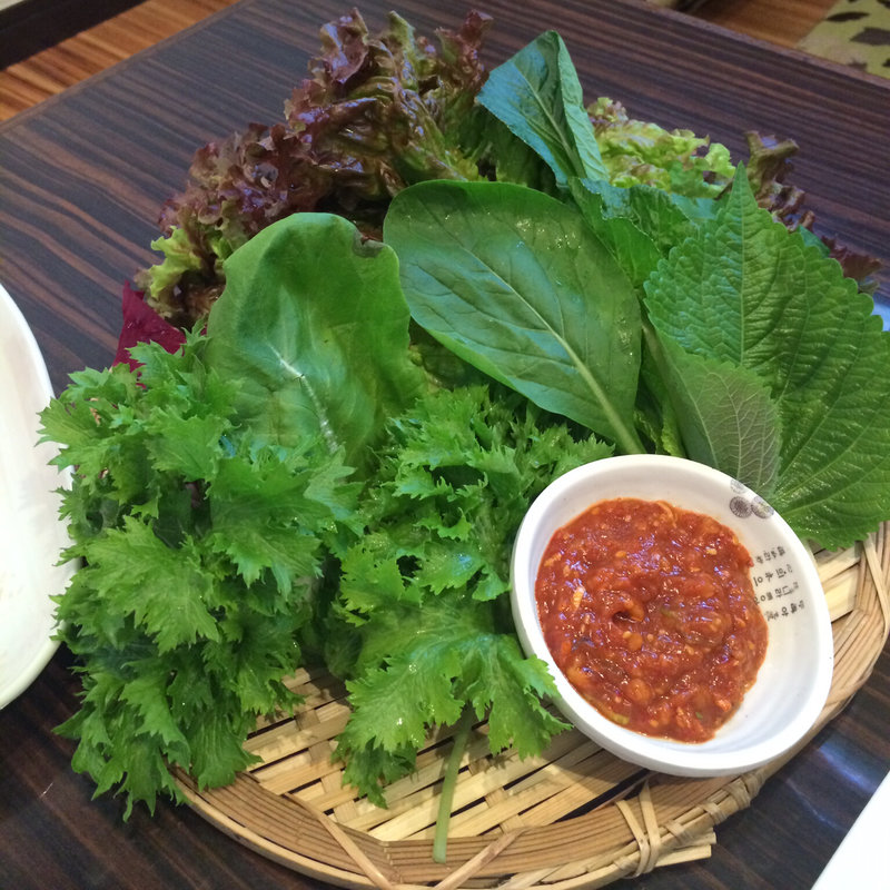 チシャ盛り合わせ(焼肉伽耶)