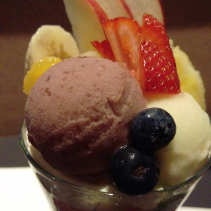 夜パフェ(パフェ、酒、珈琲「佐藤」)