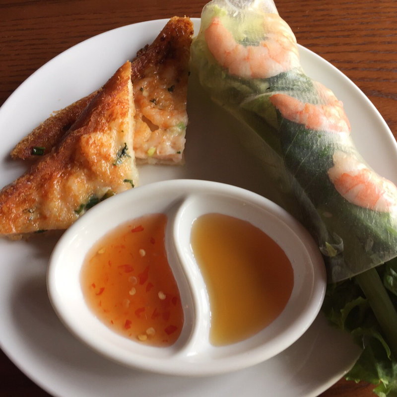 生春巻とえびトースト(モンスーンカフェ代官山)