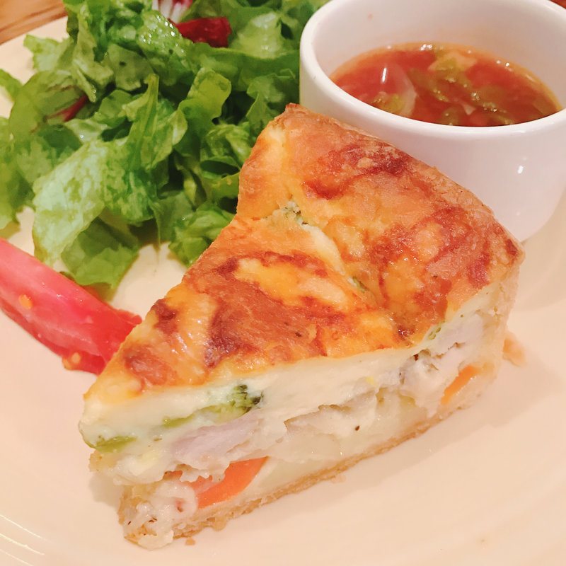  Apple Quiche Lunch Set『りんごのキッシュ ランチセット』(GRANNY SMITH APPLE PIE & COFFEE 青山店 )