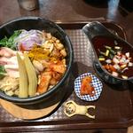石焼カレー坦々和え麺(麺のようじ)