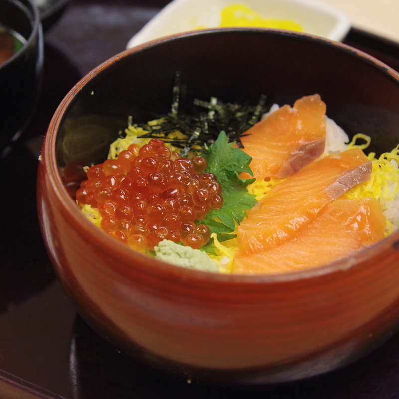 鮭といくらの北海ちらし(がんこ寿司関西国際空港店 （がんこずし）)