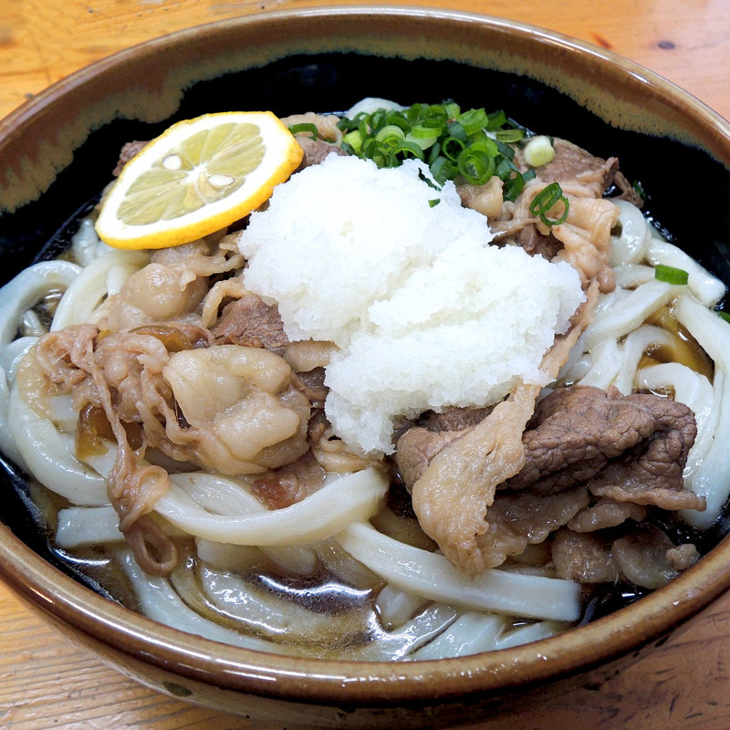 肉ぶっかけ冷(讃岐うどん六平 （ろっぺい）)