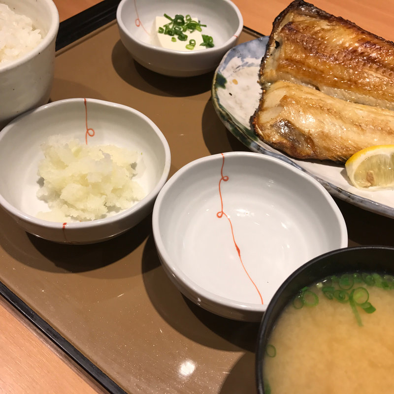 しまほっけ定食(やよい軒 立川北店)