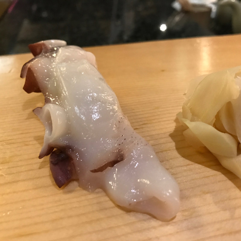 生タコ(築地すし鮮 中洲川端駅店)