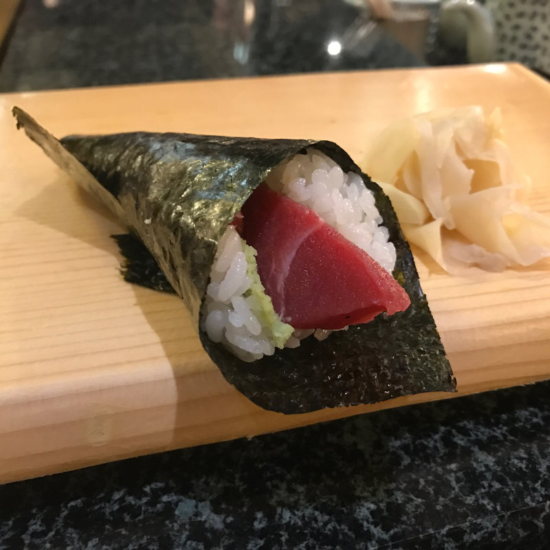 手巻き鉄火(築地すし鮮 中洲川端駅店)
