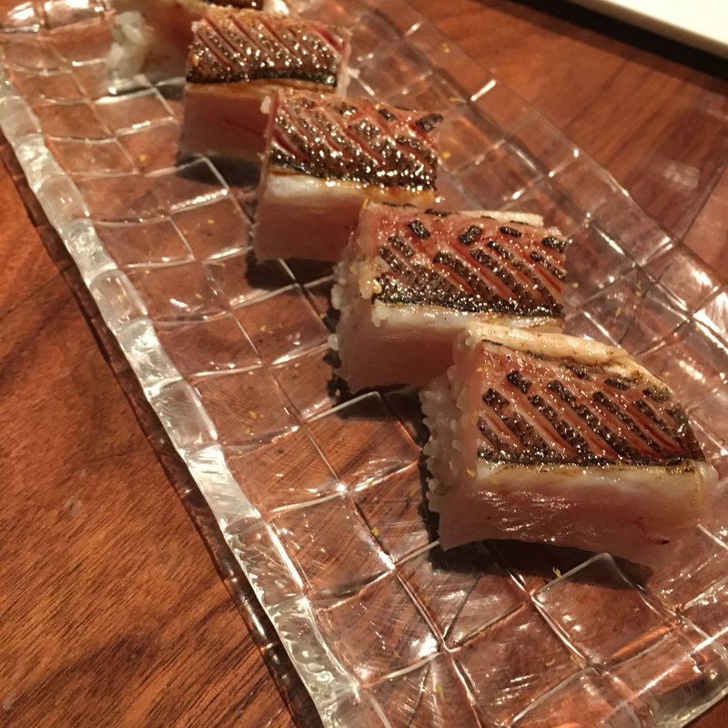 炙りカマスの棒寿司(Mitsu-Getsu （ミツゲツ）)