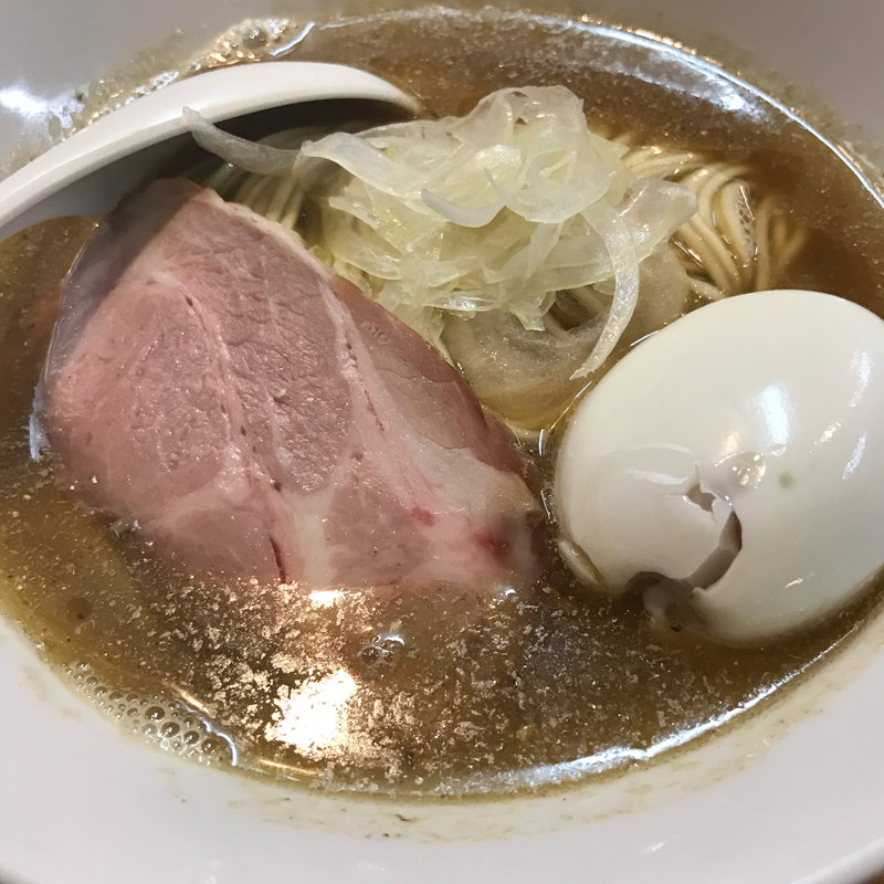 煮干しそば  塩  味玉(煮干中華ソバ イチカワ)