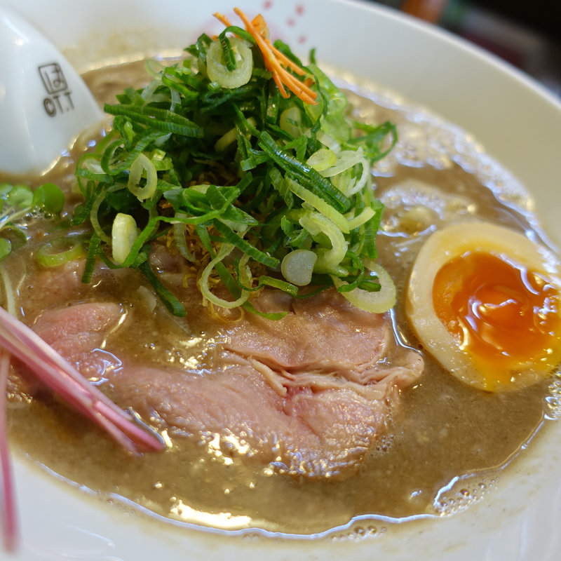 鶏白湯ラーメン(麺匠さくら咲く 阿波座本店)