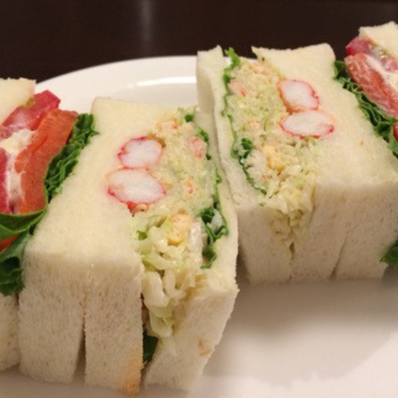 カニサラダ＆サーモン(さえら)