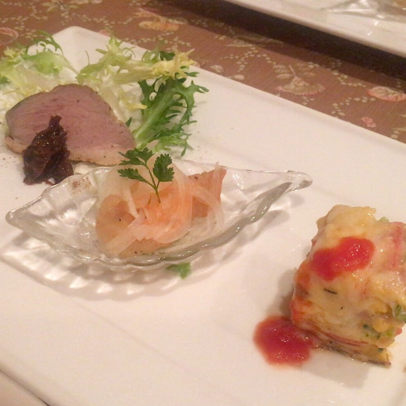 前菜の三種盛り（ランチ）(Bistrot La Cucina)