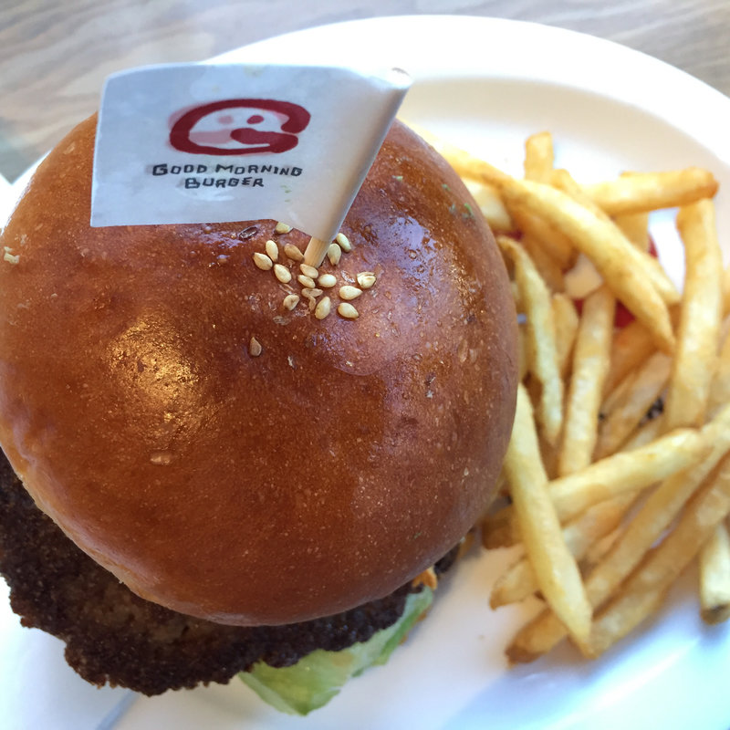 ハンバーガープレート(グッドモーニングカフェ 中野セントラルパーク店 （GOOD MORNING CAFE）)
