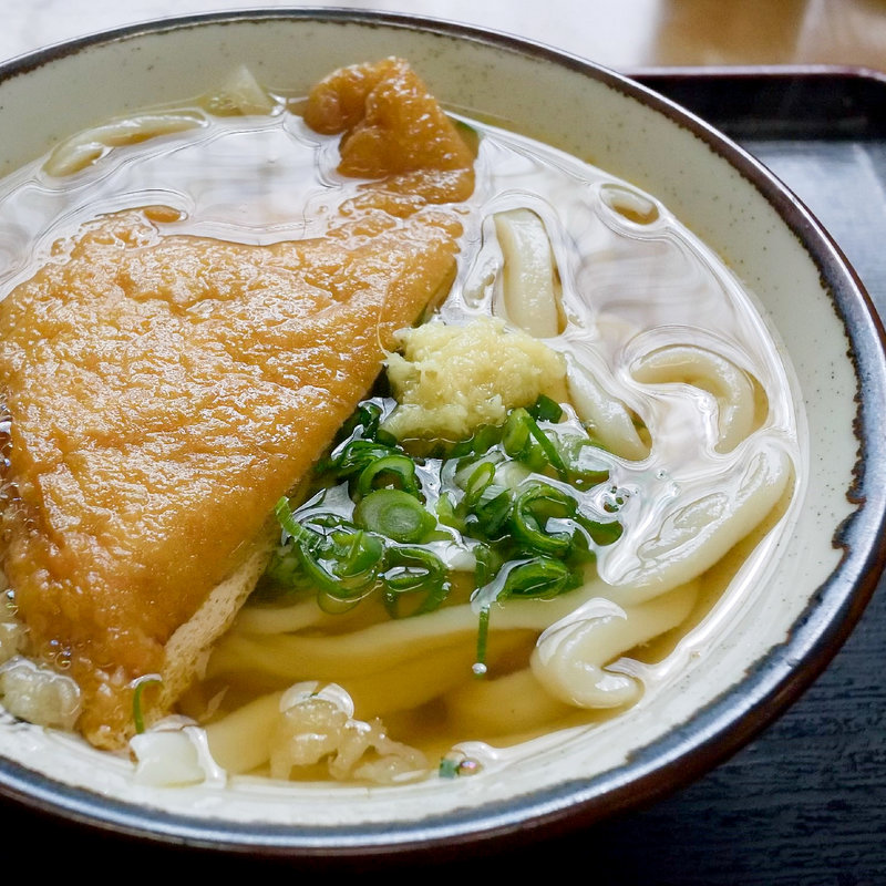 かけそのまま+お揚げ(山下うどん （やました）)