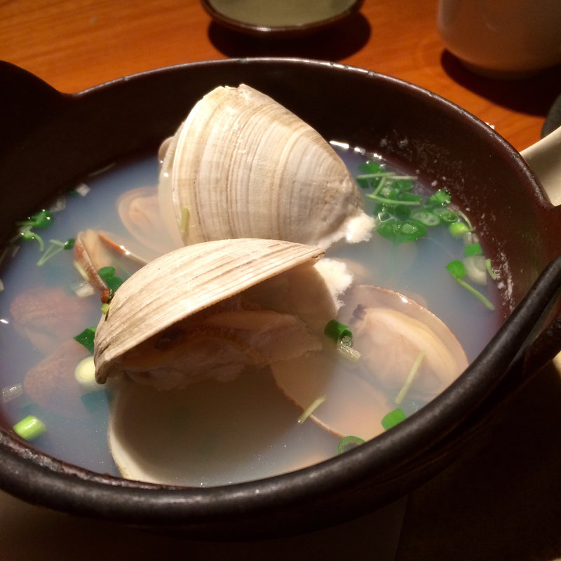 はまぐりとあさりの酒蒸し(恋文酒場かっぱ PeRO )