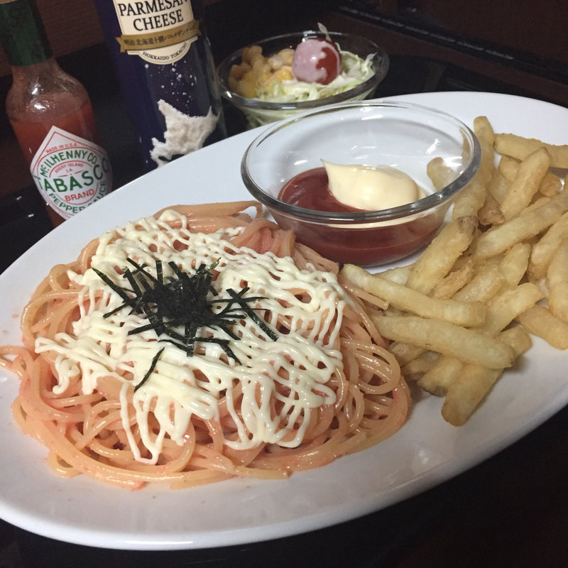 明太パスタランチ(快活CLUB 堺鳳店)