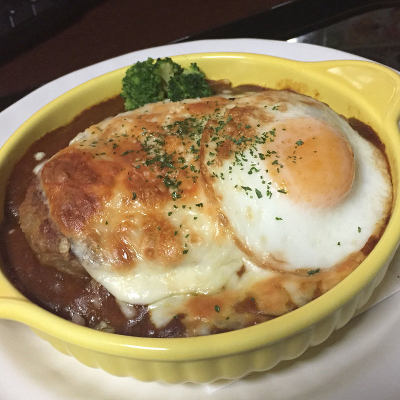 ハンバーグ焼きカレー(快活CLUB 堺鳳店)