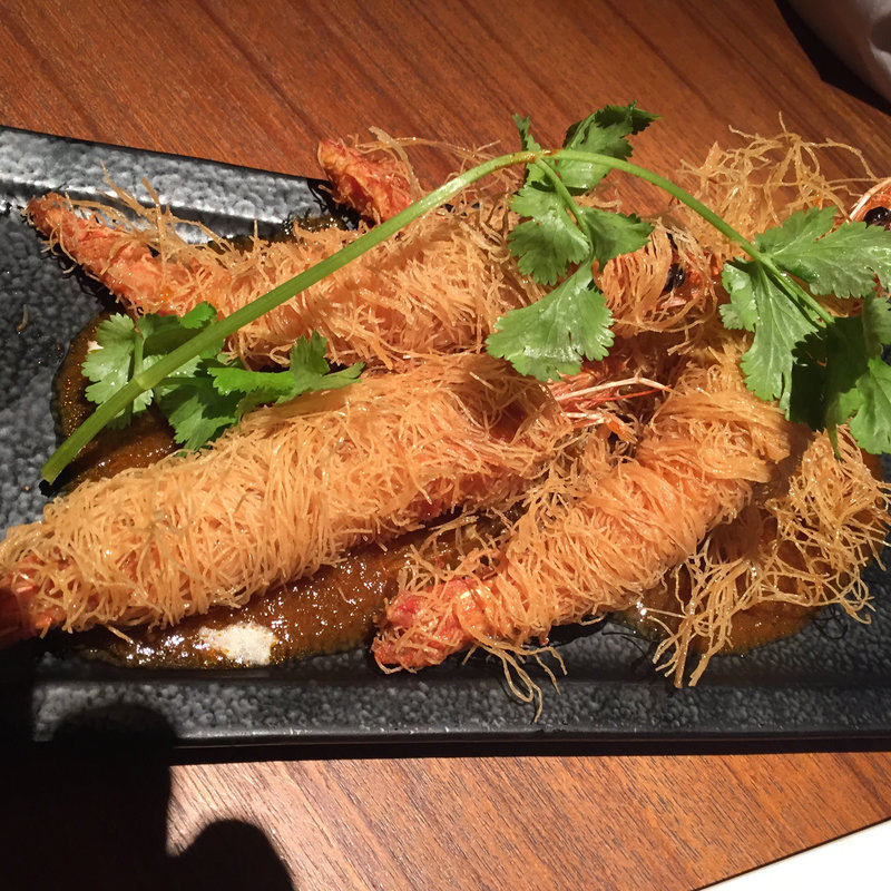 海老のチリソース(アクアリウムダイニング新宿ライム)