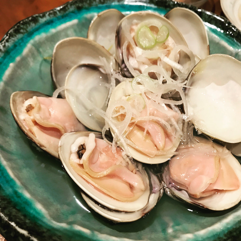 ハマグリの酒蒸し(ふくみ)