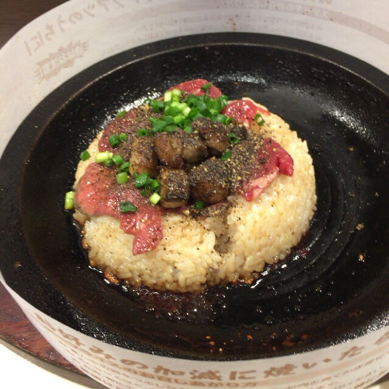 ブラック ビーフ ライス(テキサスキングステーキ イオンモール大阪ドームシティ店)