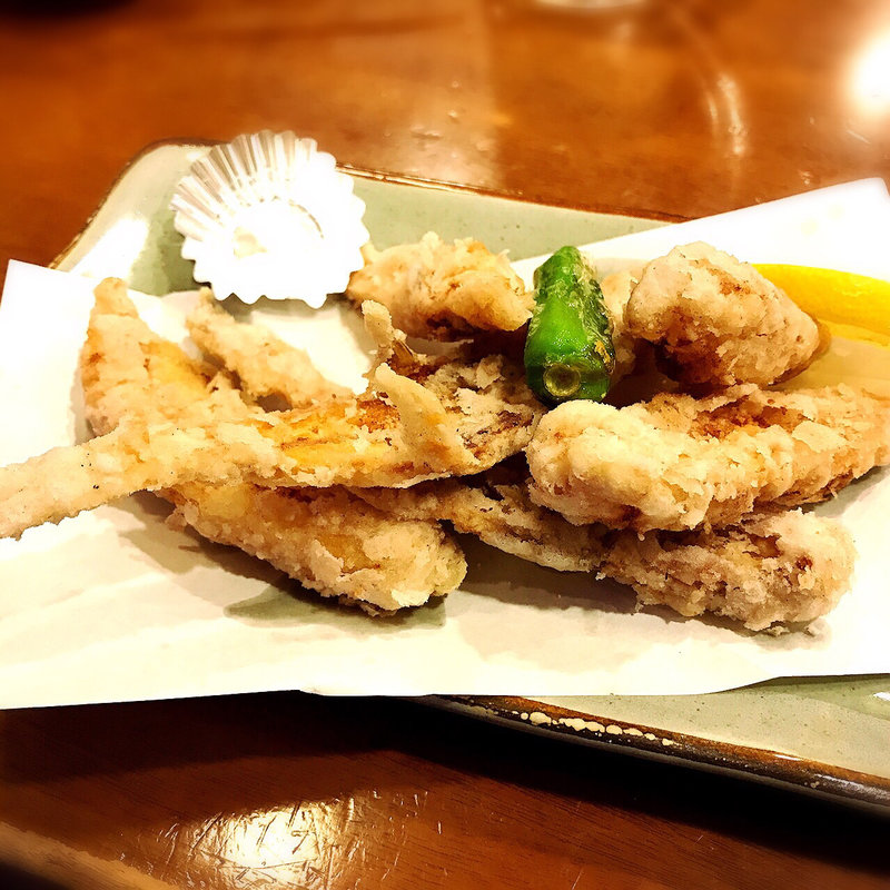 フグの唐揚げ(いろは寿司)