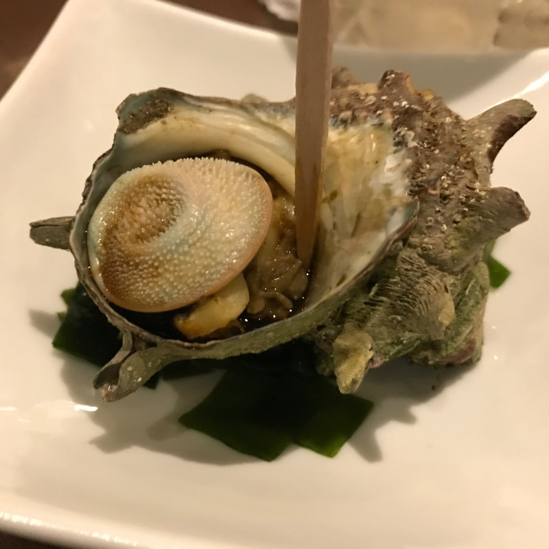 さざえのつぼ焼き(BASEMENT SEA GARDEN ONO)