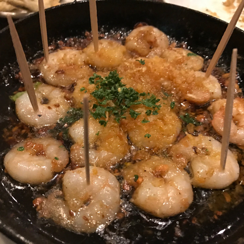 ちっちゃいエビのアヒージョ(BASEMENT SEA GARDEN ONO)