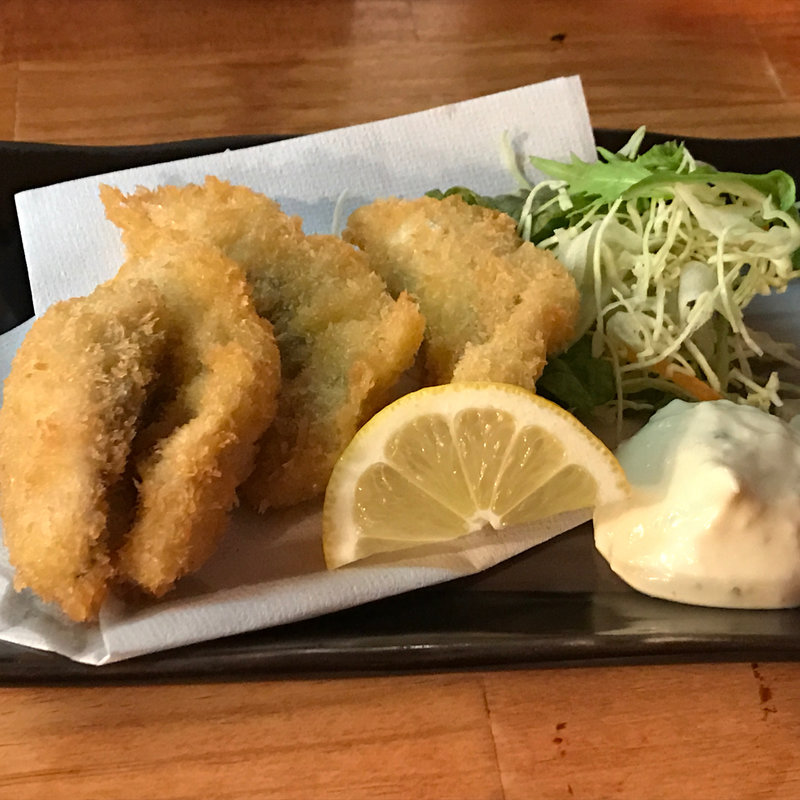 鯵フライ(なご壱 御器所酒房)