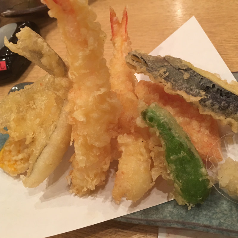天ぷら盛り合わせ(博多三昧 まるとく食堂)
