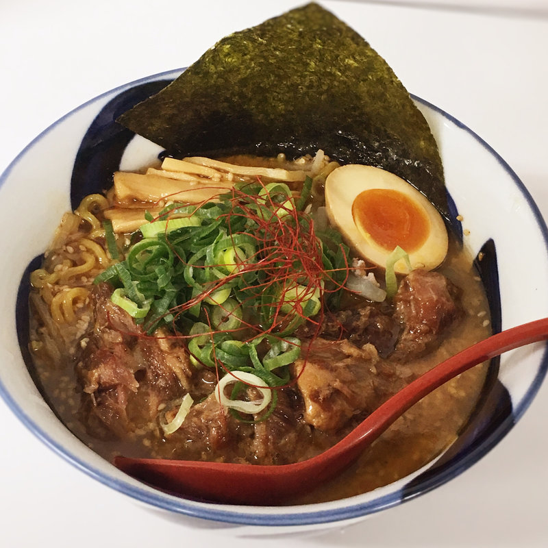とろ肉焼き味噌らーめん(札幌ラーメン 武蔵 本店)