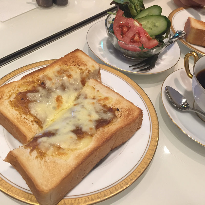 丸福カリートーストセット(丸福珈琲店 ヨドバシAKIBA店)