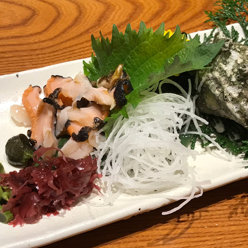 サザエお造り(伊勢志摩 さかな屋道場 伊勢市駅前店)