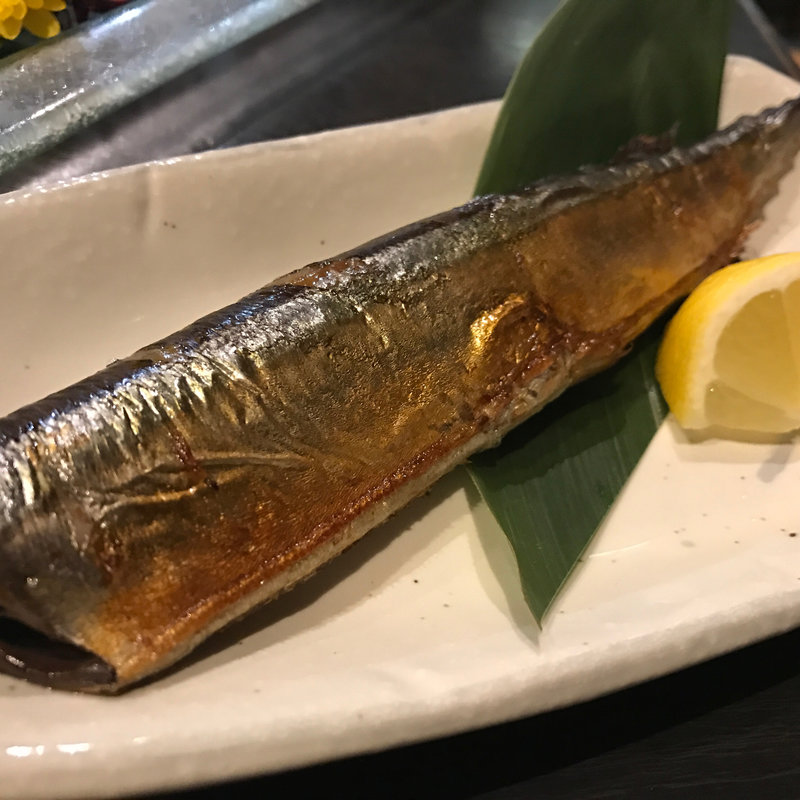 さんまワサビ焼き(博多 王道坊主)