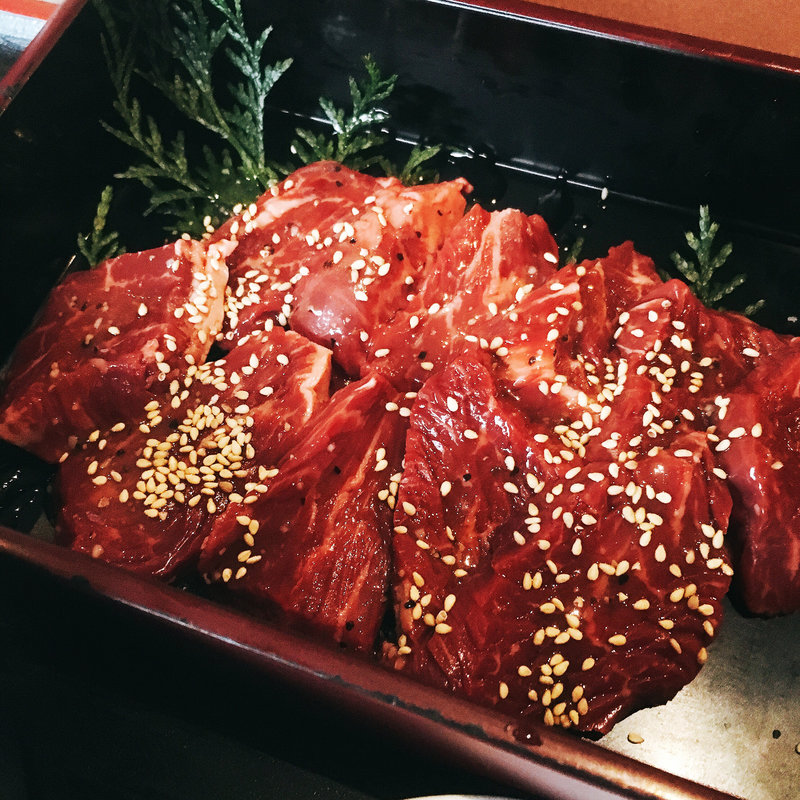 ダブル!!ハラミ定食◆どーんと200g(焼肉ゑびす本廛)