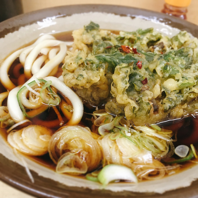 春菊うどん(岩本町スタンドそば 秋葉原店 （いわもとちょうすたんどそば）)